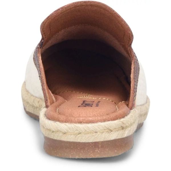 Born | For Women Gretta Clogs - Winter White Cotton (Multicolor)