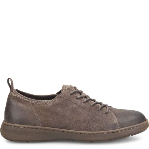 Born | For Men Miles Slip-Ons & Lace-Ups - Taupe Mud Distressed (Brown)