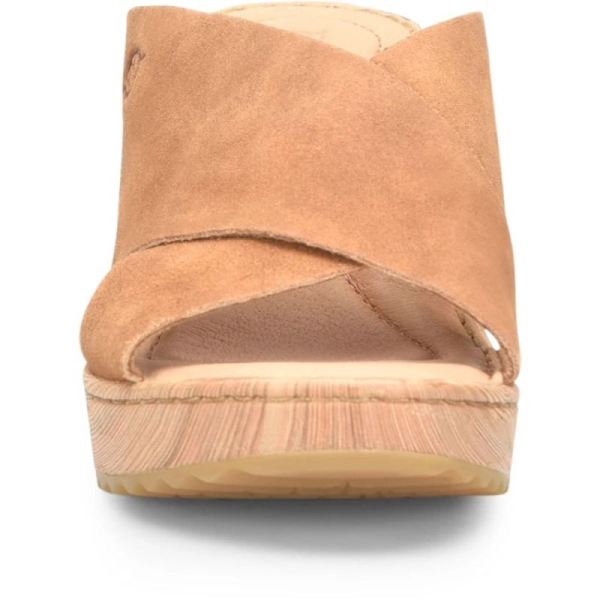 Born | For Women Nora Sandals - Tan Camel Suede (Brown)