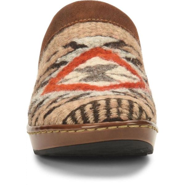 Born | For Women Bandy Blanket Clogs - Glazed Ginger Blanket (Brown)