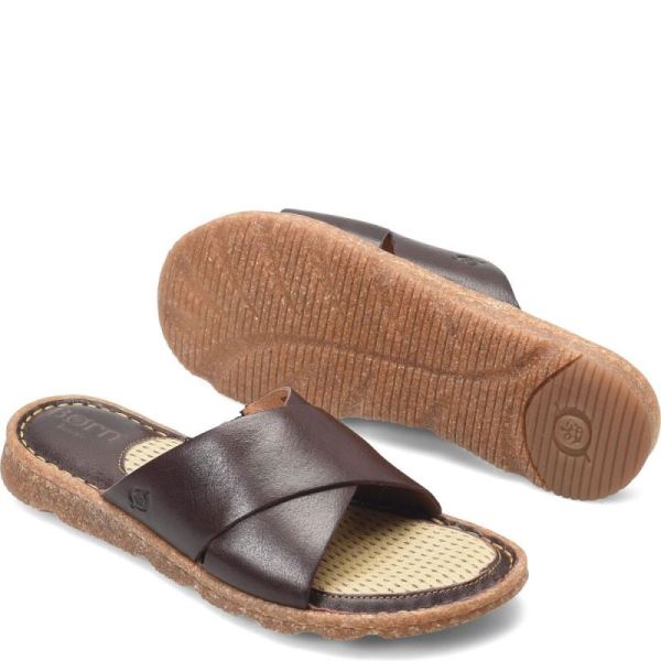 Born | For Women Hana Basic Sandals - Dark Brown (Brown)