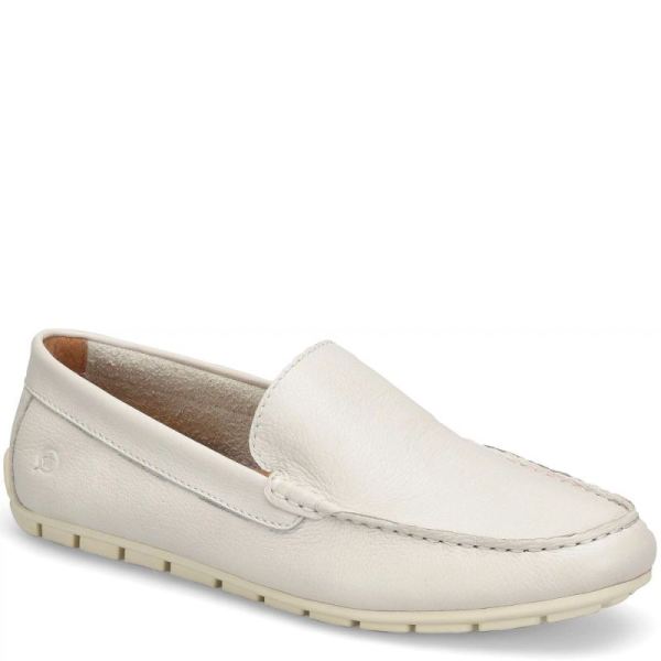 Born | For Men Allan Slip-Ons & Lace-Ups - White Sea Salt (White)