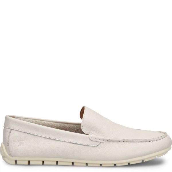 Born | For Men Allan Slip-Ons & Lace-Ups - White Sea Salt (White)