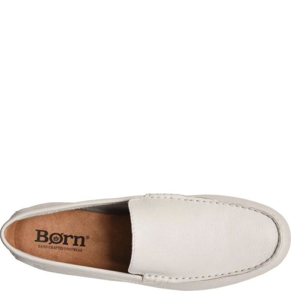 Born | For Men Allan Slip-Ons & Lace-Ups - White Sea Salt (White)