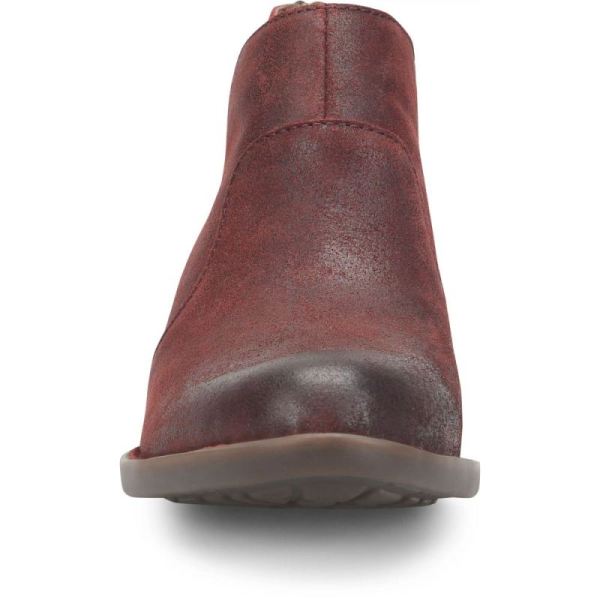 Born | For Women Kerri Boots - Dark Brick Distressed (Red)