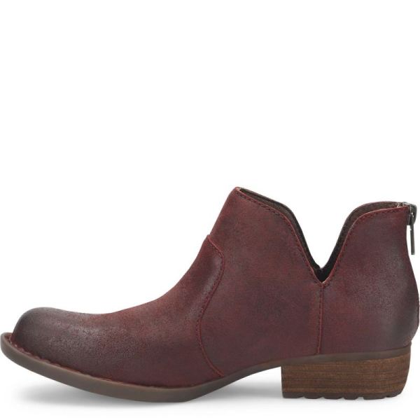 Born | For Women Kerri Boots - Dark Brick Distressed (Red)