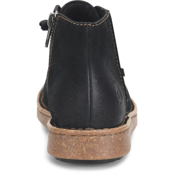 Born | For Women Sienna Slip-Ons & Lace-Ups - Black Distressed (Black)