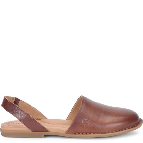 Born | For Women Leif Slip-Ons & Lace-Ups - Dark Tan Bourbon (Brown)