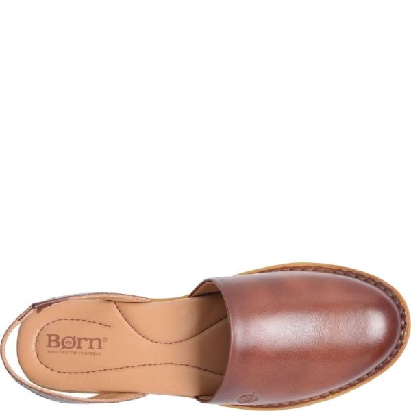 Born | For Women Leif Slip-Ons & Lace-Ups - Dark Tan Bourbon (Brown)