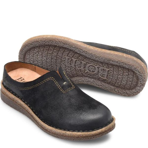 Born | For Women Seana Clogs - Black Distressed (Black)