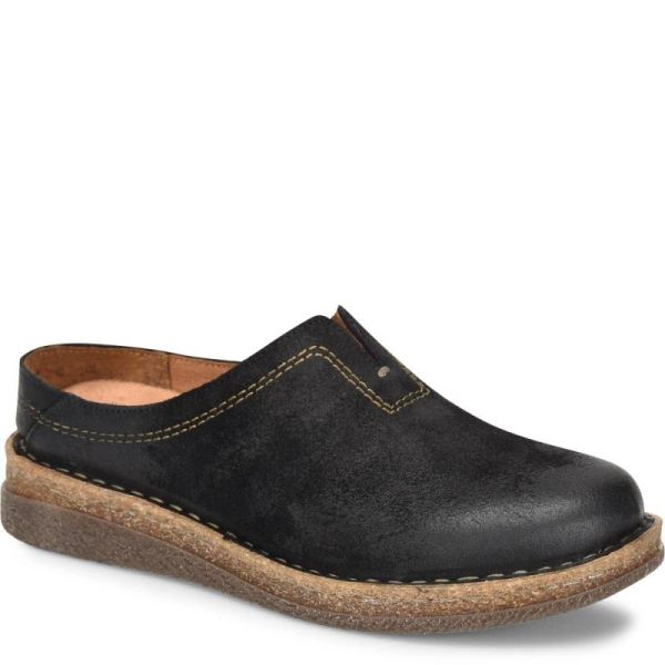 Born | For Women Seana Clogs - Black Distressed (Black)