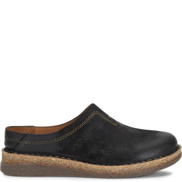 Born | For Women Seana Clogs - Black Distressed (Black)