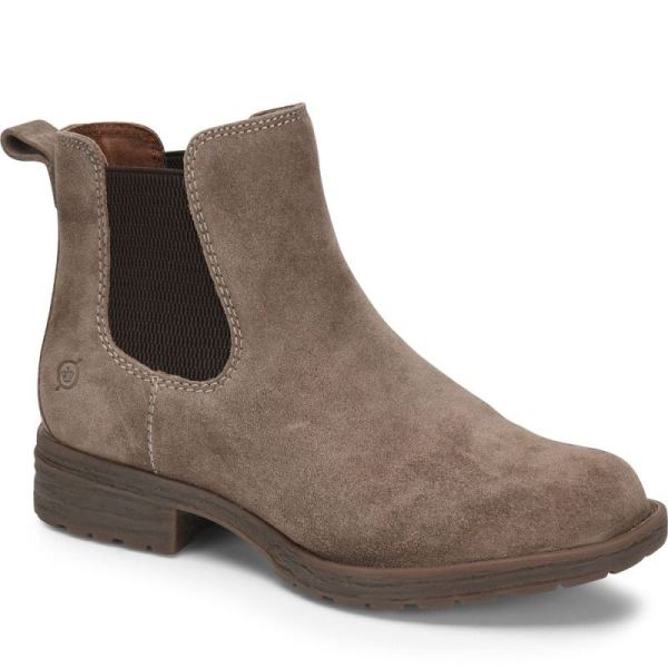 Born | For Women Cove Boots - Taupe Mustang Suede (Grey)