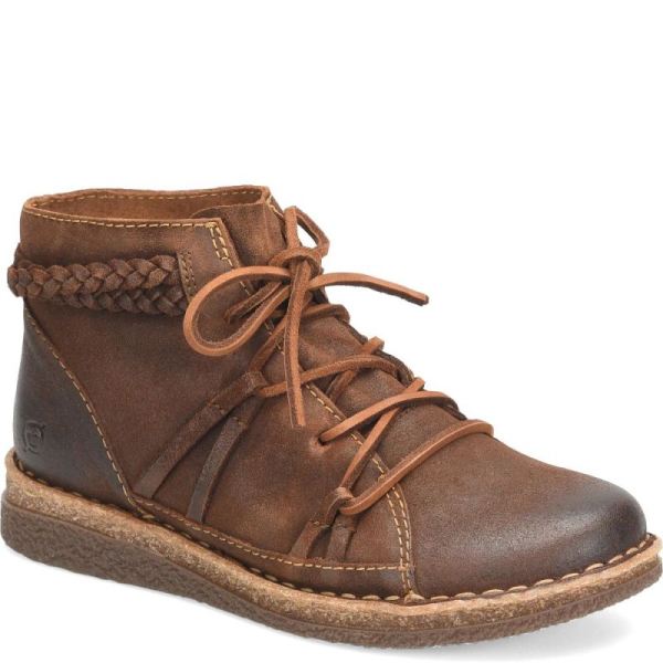 Born | For Women Temple II Boots - Glazed Ginger Distressed (Brown)