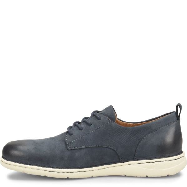 Born | For Men Todd Slip-Ons & Lace-Ups - Navy Blue Night Nubuck (Blue)