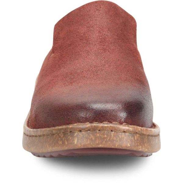 Born | For Women Selina Clogs - Dark Brick Distressed (Red)