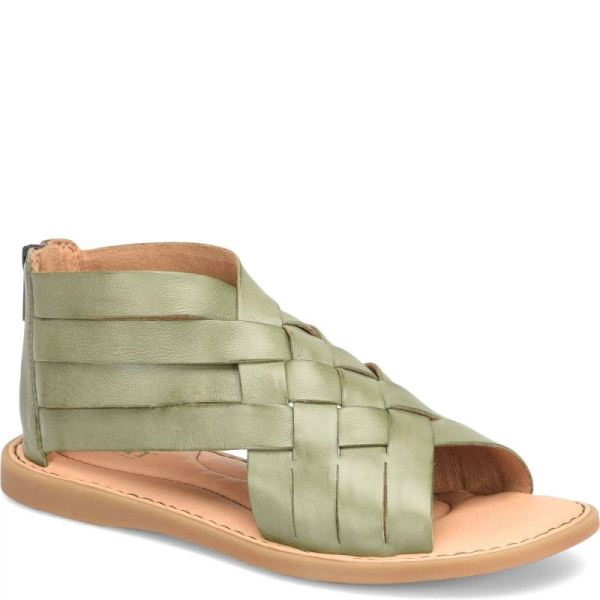 Born | For Women Iwa Woven Sandals - Olivea Green (Green)