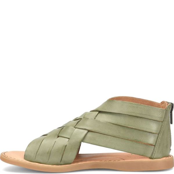 Born | For Women Iwa Woven Sandals - Olivea Green (Green)