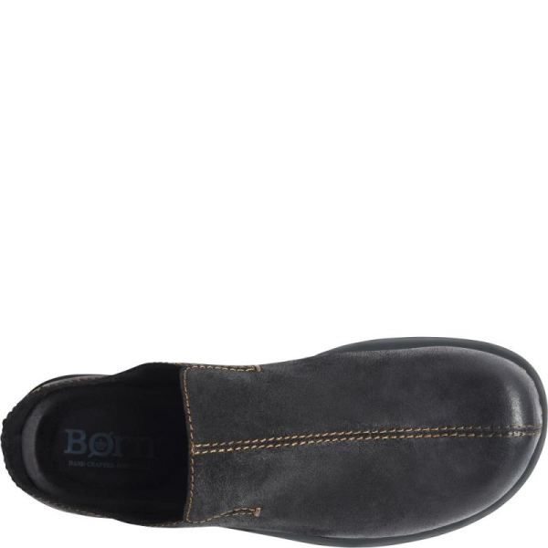 Born | For Men Jude Slip-Ons & Lace-Ups - Black Distressed (Black)