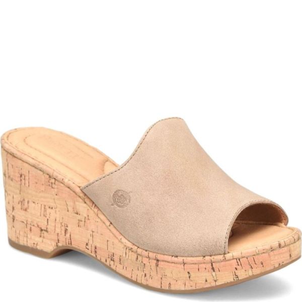 Born | For Women Lilah Sandals - Cream Visone Distressed (Tan)