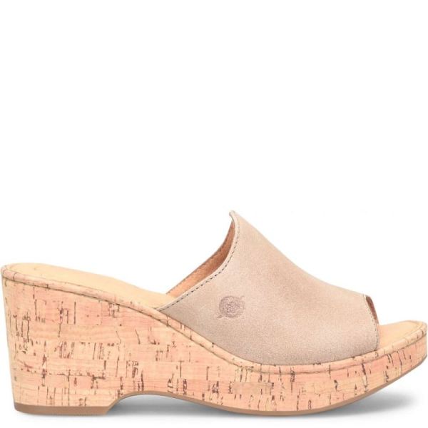 Born | For Women Lilah Sandals - Cream Visone Distressed (Tan)