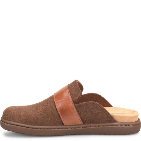 Born | For Women Lia Clogs - Cognac Felt Combo (Brown)