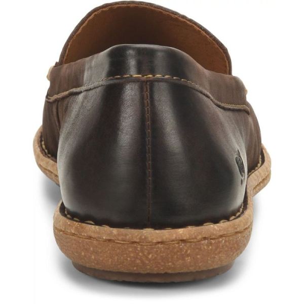 Born | For Men Naldo Slip-Ons & Lace-Ups - Dark Brown Nubuck (Brown)