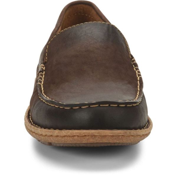 Born | For Men Naldo Slip-Ons & Lace-Ups - Dark Brown Nubuck (Brown)