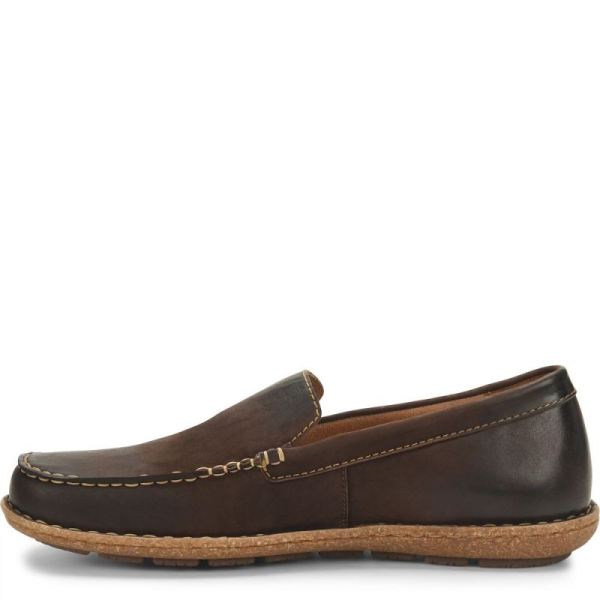 Born | For Men Naldo Slip-Ons & Lace-Ups - Dark Brown Nubuck (Brown)