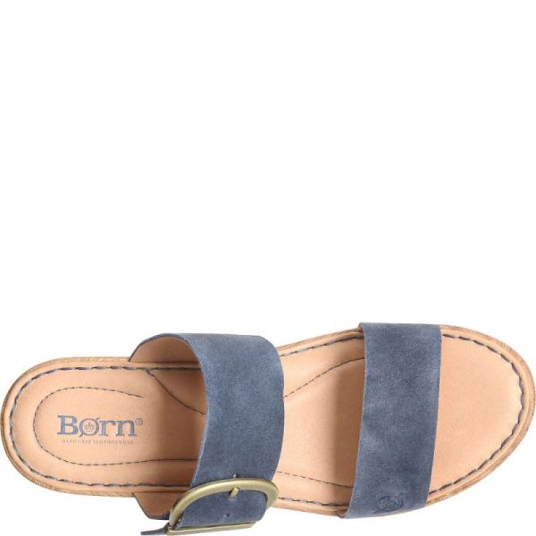 Born | For Women Emily Sandals - Light Jeans Distressed (Blue)