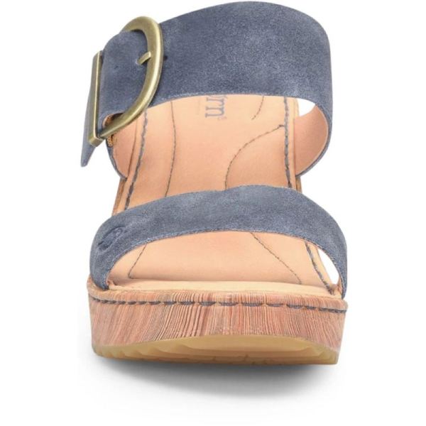 Born | For Women Emily Sandals - Light Jeans Distressed (Blue)