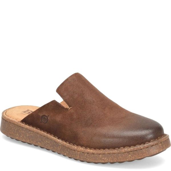 Born | For Women Selina Clogs - Rust Tobacco Distressed (Brown)