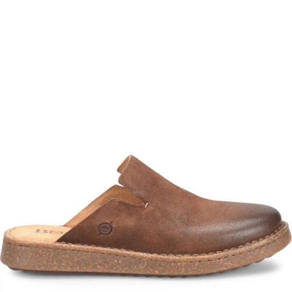 Born | For Women Selina Clogs - Rust Tobacco Distressed (Brown)