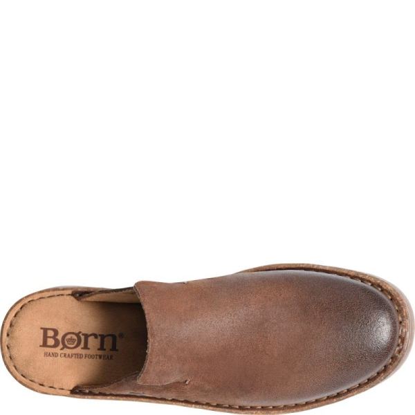 Born | For Women Selina Clogs - Rust Tobacco Distressed (Brown)