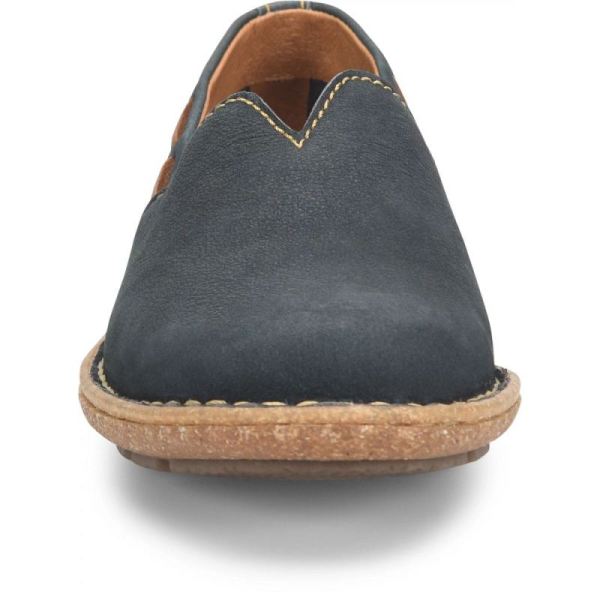 Born | For Women Naya Slip-Ons & Lace-Ups - Navy Sailor Nubuck (Blue)