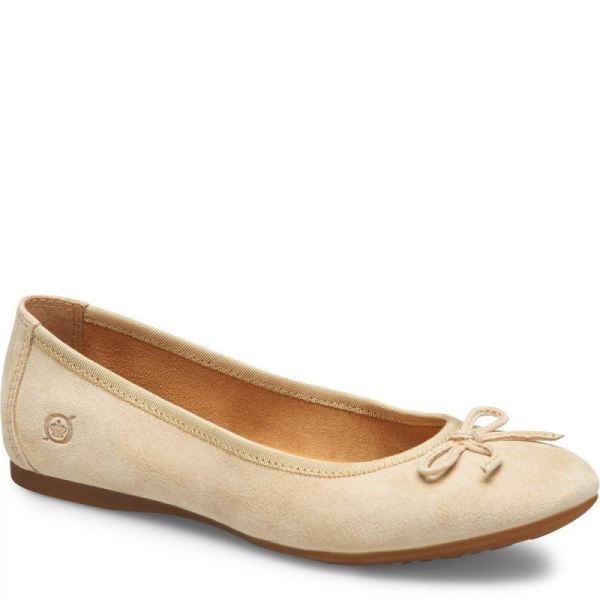 Born | For Women Brin Flats - Naturale Suede (Tan)