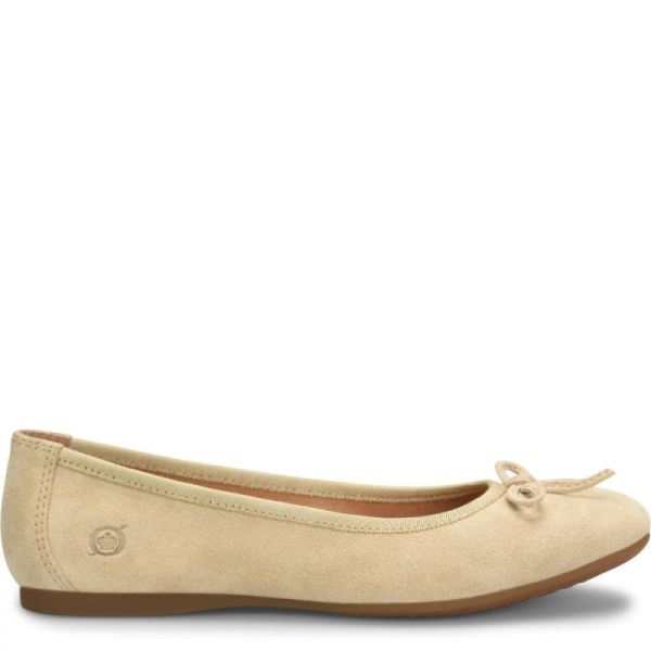 Born | For Women Brin Flats - Naturale Suede (Tan)