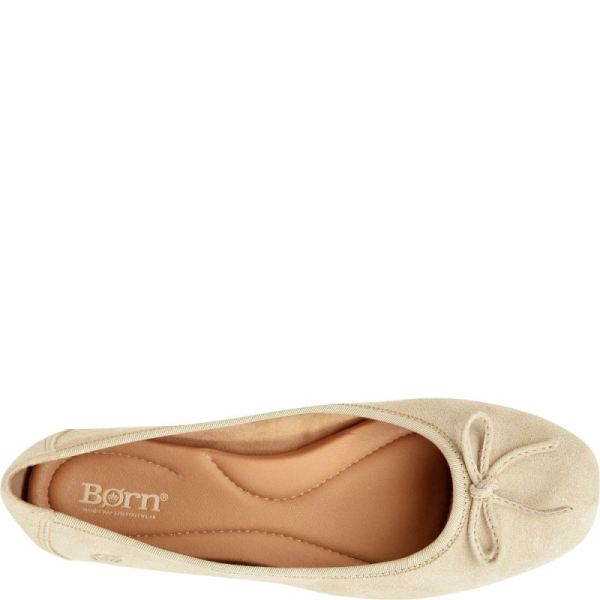 Born | For Women Brin Flats - Naturale Suede (Tan)