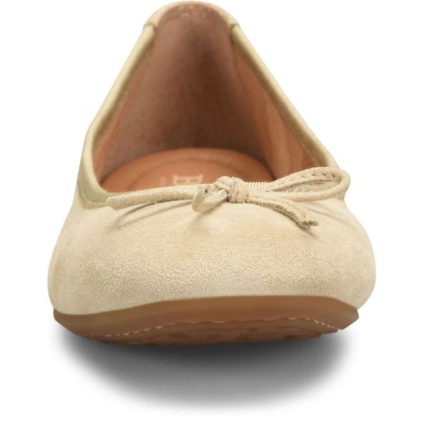 Born | For Women Brin Flats - Naturale Suede (Tan)