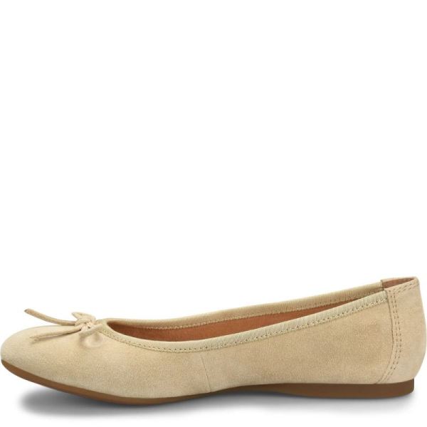 Born | For Women Brin Flats - Naturale Suede (Tan)