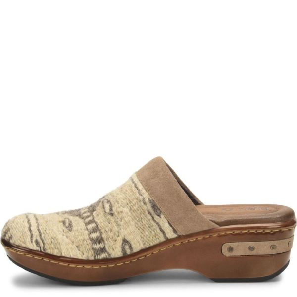 Born | For Women Bandy Blanket Clogs - Birch Blanket Combo (Tan)