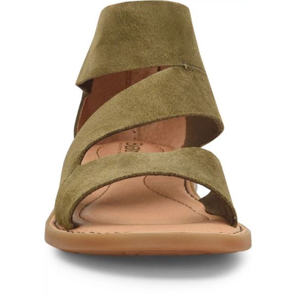 Born | For Women Irie Sandals - Army Green Suede (Green)