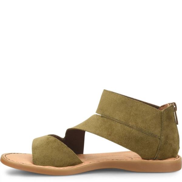 Born | For Women Irie Sandals - Army Green Suede (Green)