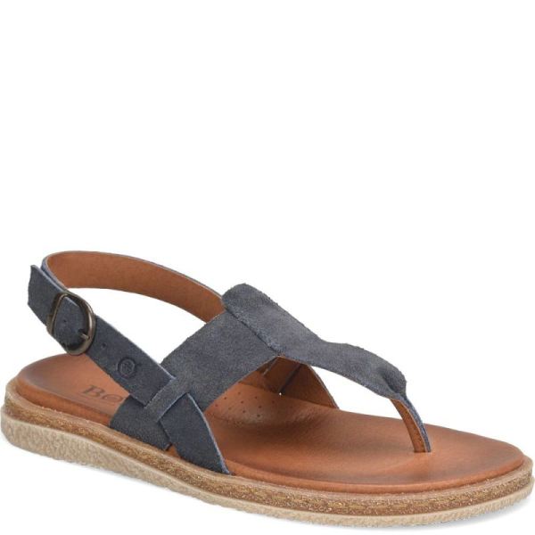 Born | For Women Cammie Sandals - Dark Jeans Suede (Blue)