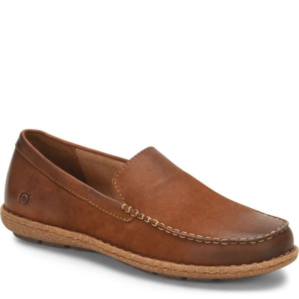 Born | For Men Naldo Slip-Ons & Lace-Ups - Rust Maple Leaf Nubuck (Brown)