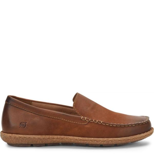 Born | For Men Naldo Slip-Ons & Lace-Ups - Rust Maple Leaf Nubuck (Brown)