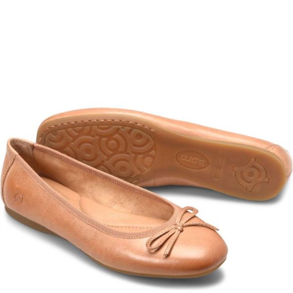 Born | For Women Brin Flats - Natural Almond (Tan)