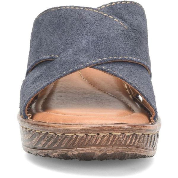 Born | For Women Teayo Basic Sandals - Navy Indigo Distressed (Blue)