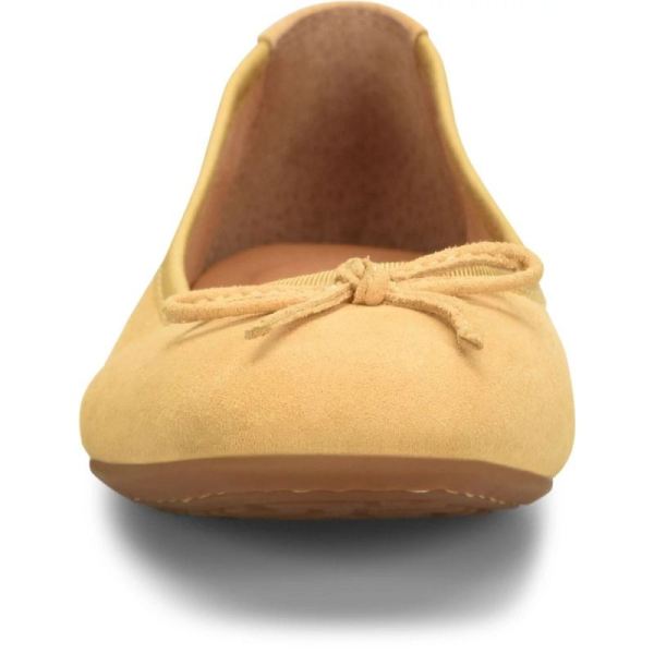 Born | For Women Brin Flats - Yellow Suede (Yellow)