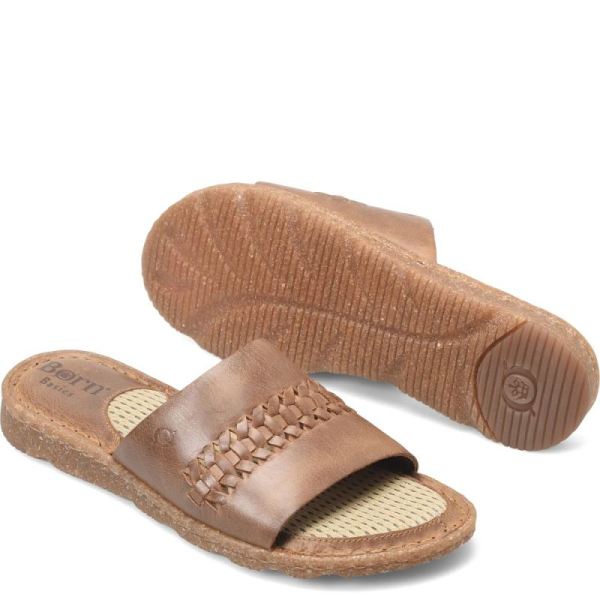 Born | For Women Trenza Basic Sandals - Light Tan Woven (Tan)